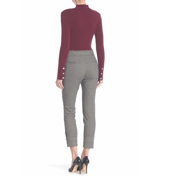 Badgley Mischka Geo Print Cropped Pants NWT - Picture 4 of 7